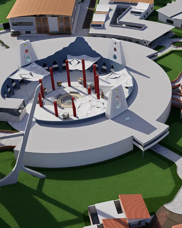 Proposed performance courtyard